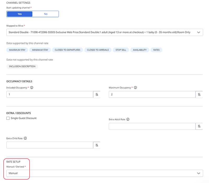 pdp channel manager gestion manuelle mirai