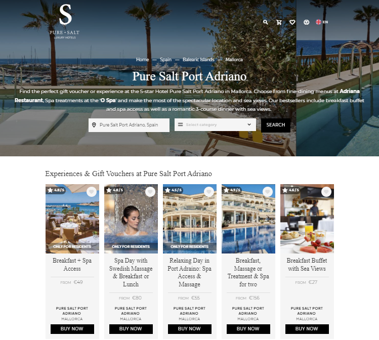 hotel treats boutique en ligne mirai