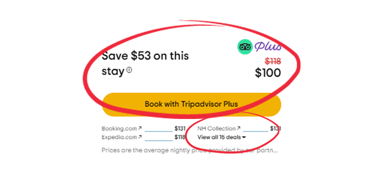 concurrence avec vous-même tripadvisor Mirai