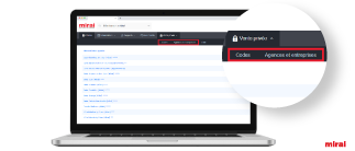extranet mirai chaines vente privee codes agences