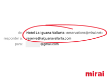 personnalisation adresse email notifications mirai
